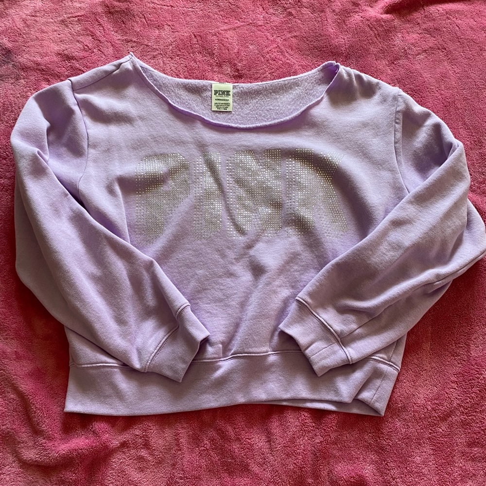 Victoria’s Secret PINK crop crew neck